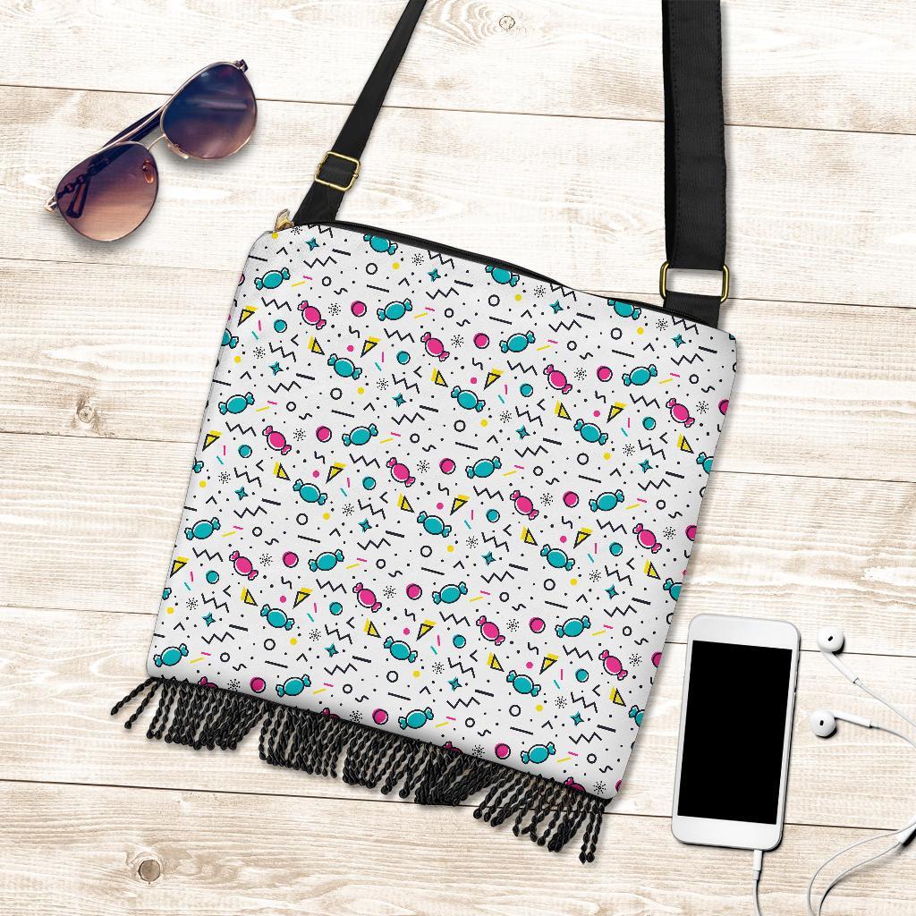 Candy Print Pattern Crossbody bags-grizzshop