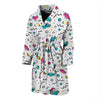 Candy Print Pattern Men Long Robe-grizzshop