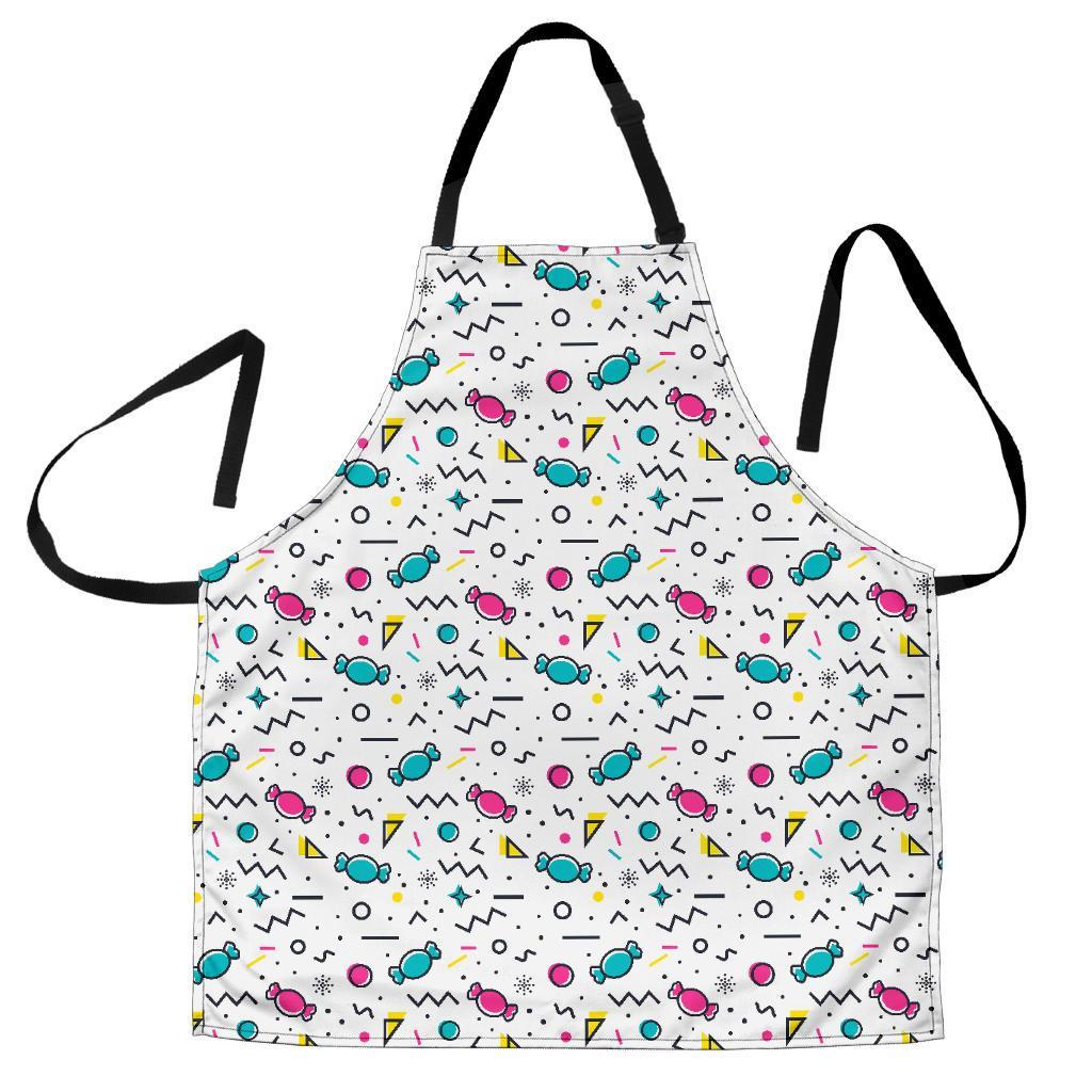 Candy Print Pattern Men's Apron-grizzshop