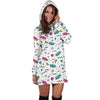 Candy Print Pattern Women Hoodie Dress-grizzshop