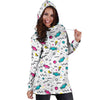 Candy Print Pattern Women Hoodie Dress-grizzshop