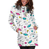 Candy Print Pattern Women Hoodie Dress-grizzshop