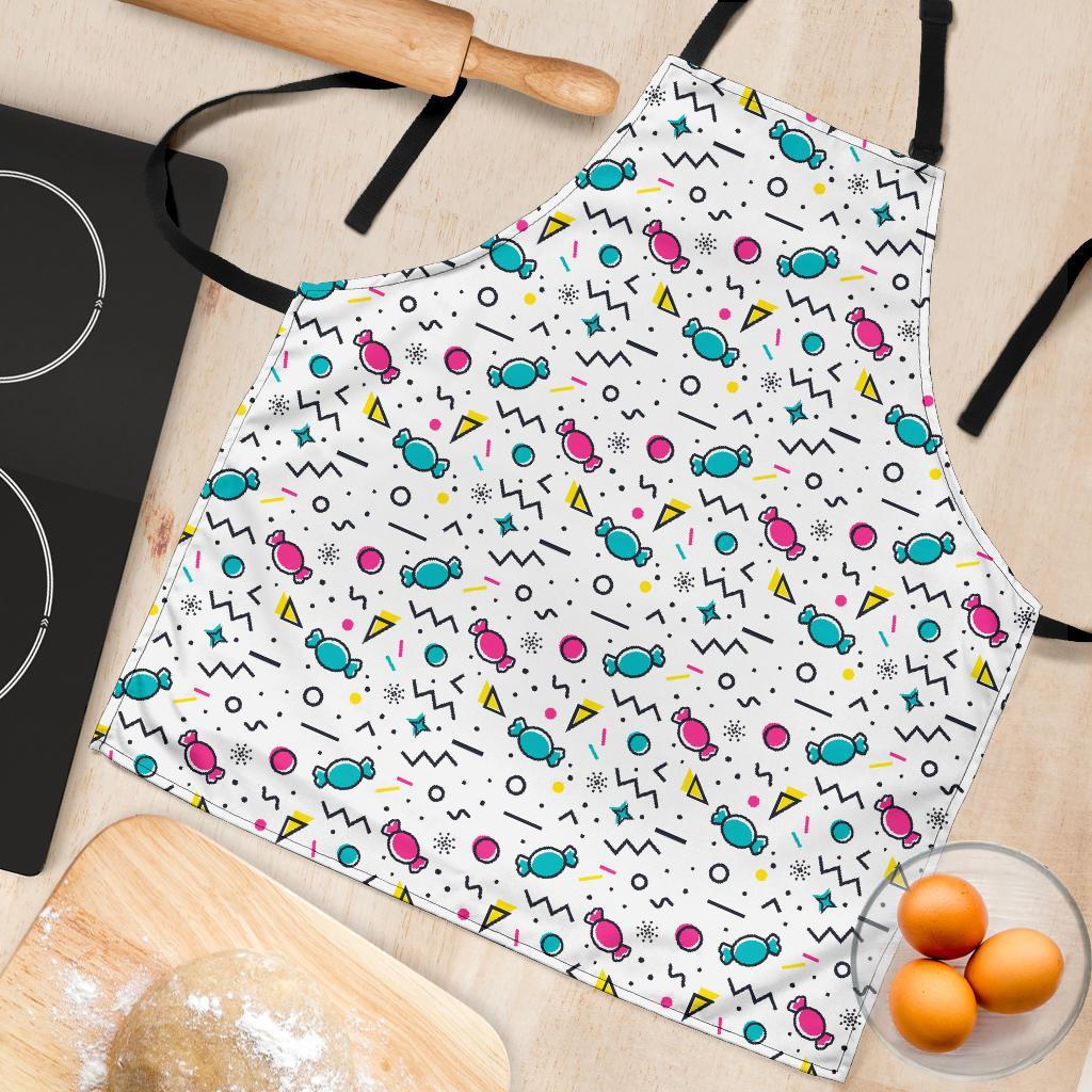 Candy Print Pattern Women's Apron-grizzshop