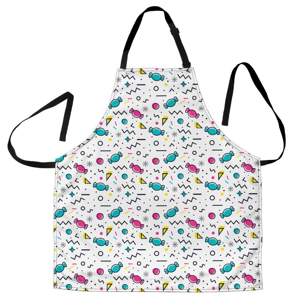 Candy Print Pattern Women's Apron-grizzshop