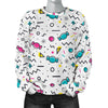 Candy Print Pattern Women's Sweatshirt-grizzshop