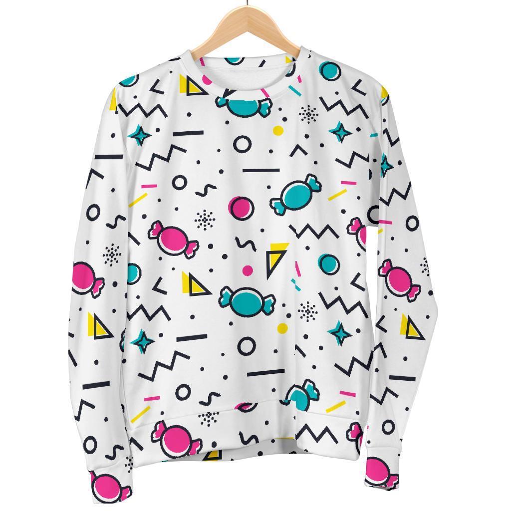 Candy Print Pattern Women's Sweatshirt-grizzshop