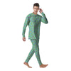 Candy Sprinkles Green Sweet Print Pattern Men's Pajamas-grizzshop