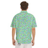 Candy Sprinkles Green Sweet Print Pattern Men's Short Sleeve Shirts-grizzshop