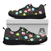 Candy Sweet Print Pattern Black Sneaker-grizzshop