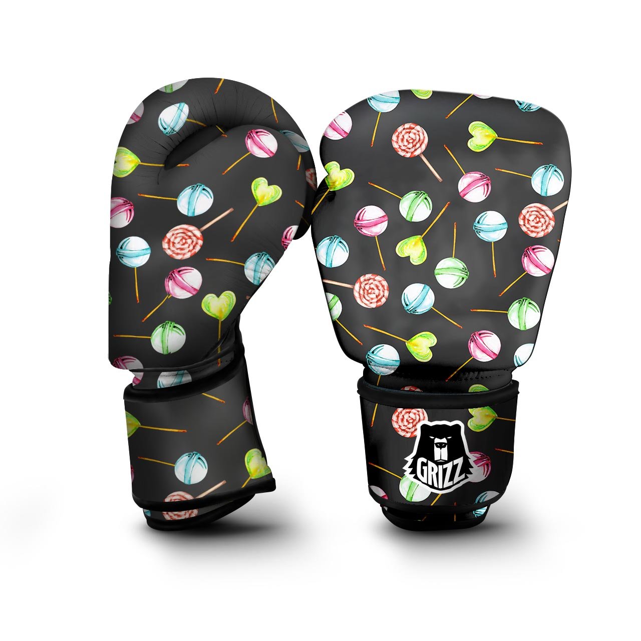 Candy Sweet Print Pattern Boxing Gloves-grizzshop