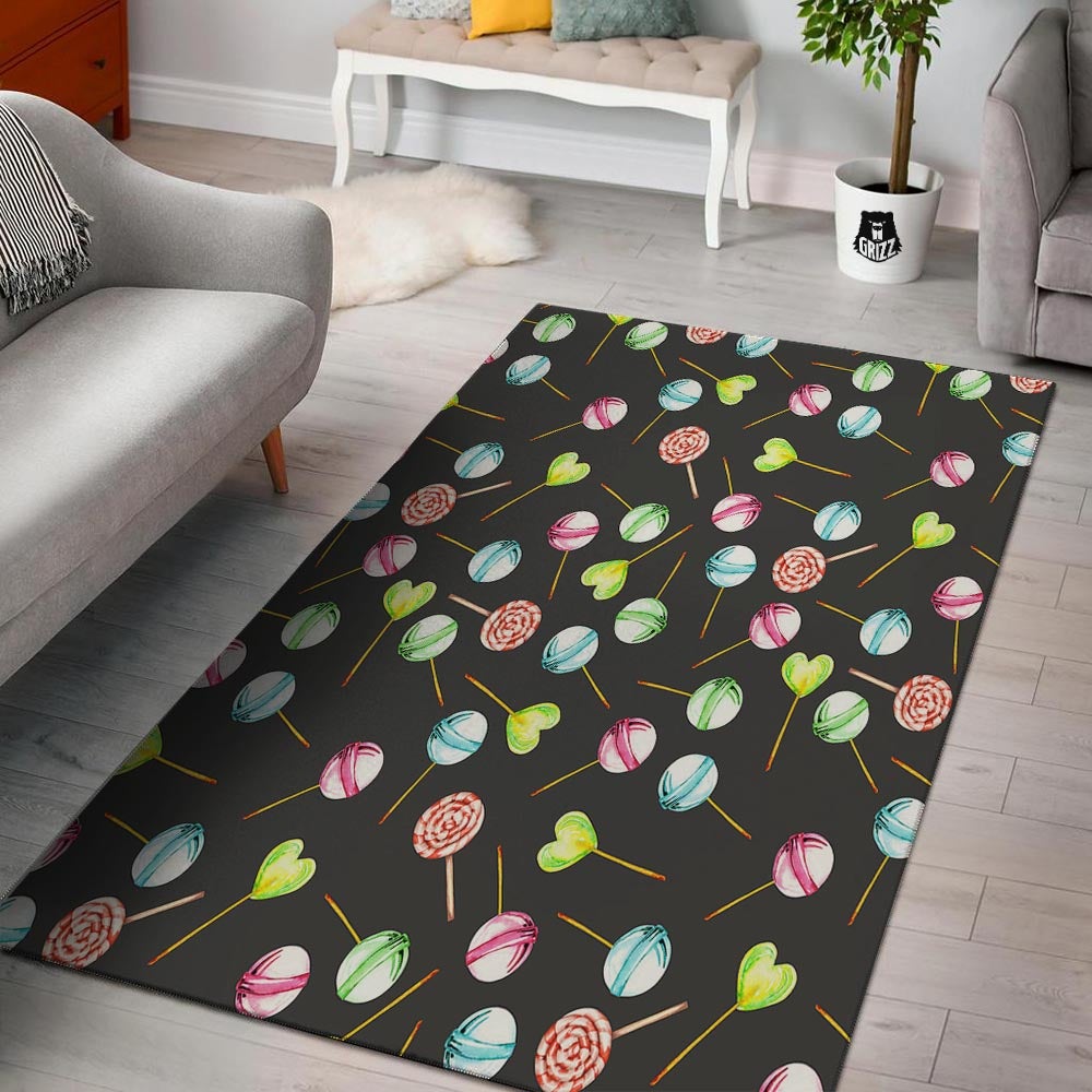 Candy Sweet Print Pattern Floor Mat-grizzshop