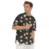 Candy Sweet Print Pattern Men's Short Sleeve Shirts-grizzshop