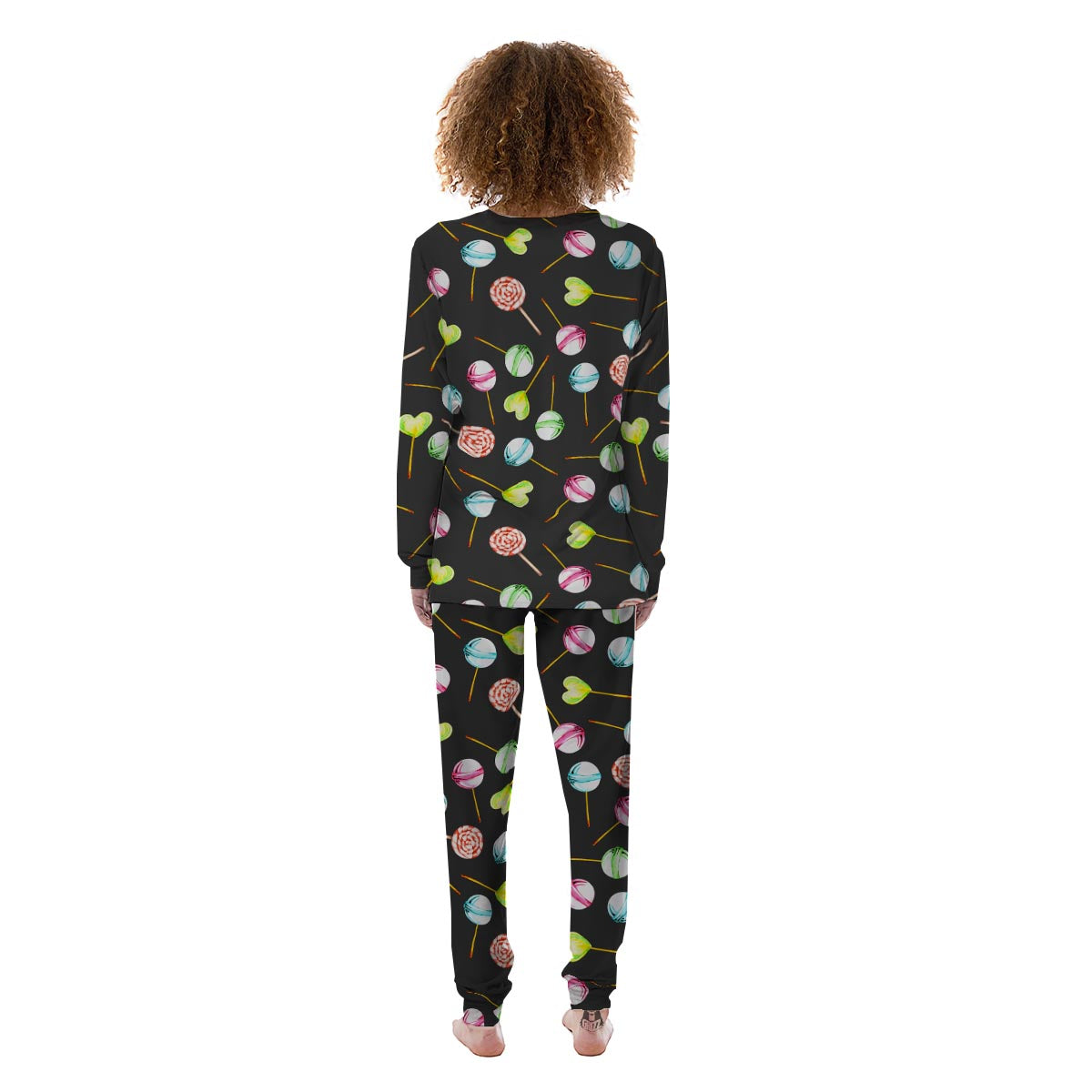 Candy Sweet Print Pattern Women's Pajamas-grizzshop