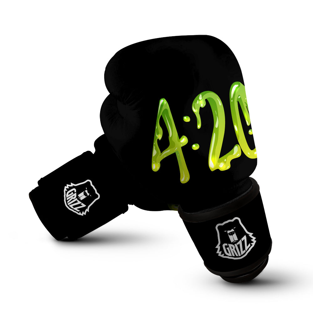 Cannabis Day 420 Print Boxing Gloves-grizzshop