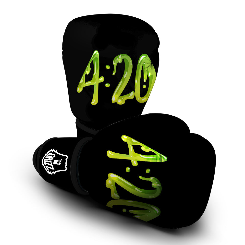 Cannabis Day 420 Print Boxing Gloves-grizzshop
