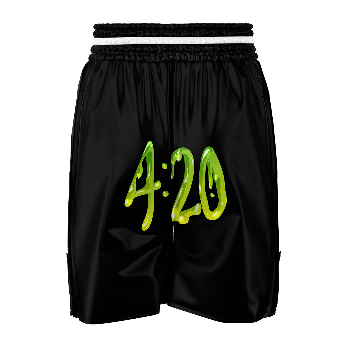 Cannabis Day 420 Print Boxing Shorts-grizzshop