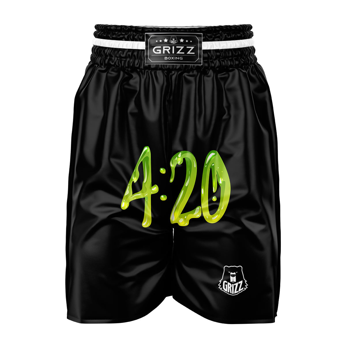 Cannabis Day 420 Print Boxing Shorts-grizzshop