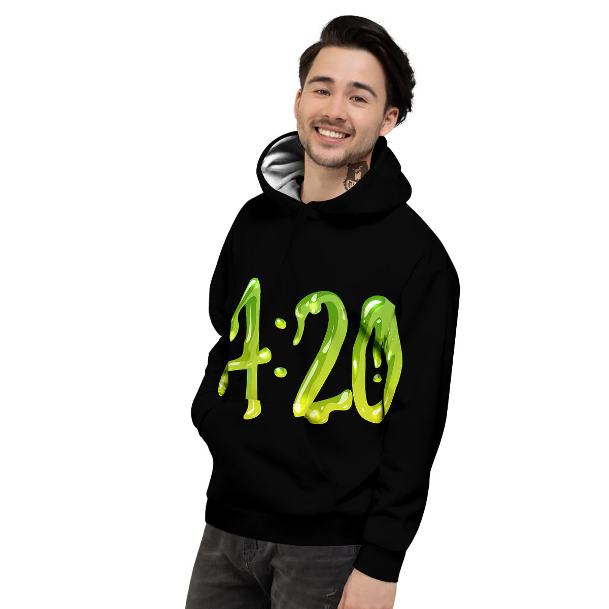 Cannabis Day 420 Print Men's Hoodie-grizzshop