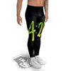 Cannabis Day 420 Print Men's Leggings-grizzshop