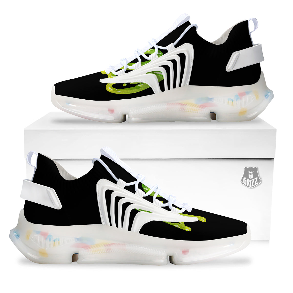 Cannabis Day 420 Print White Gym Shoes-grizzshop