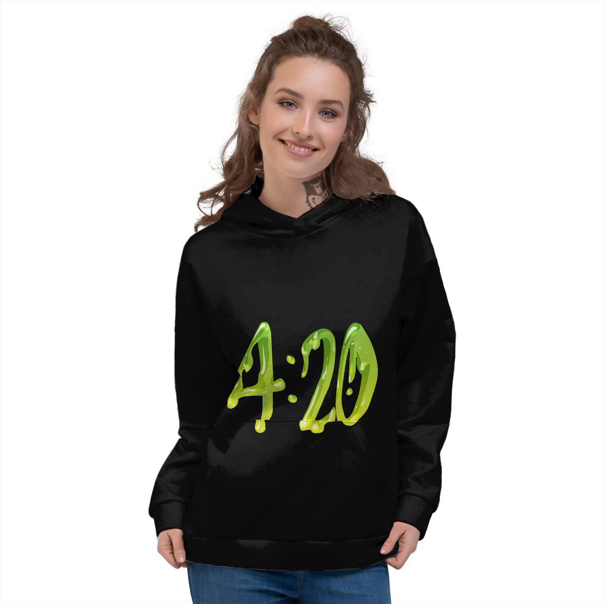Cannabis Day 420 Print Women's Hoodie-grizzshop