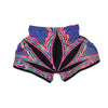 Cannabis Leaf Psychedelic Print Muay Thai Boxing Shorts-grizzshop