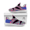 Cannabis Leaf Psychedelic Print White Athletic Shoes-grizzshop