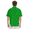 Cannabis Leaves Print Pattern Men's Short Sleeve Shirts-grizzshop