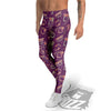 Canning Doodle Print Pattern Men's Leggings-grizzshop