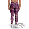 Canning Doodle Print Pattern Men's Leggings-grizzshop