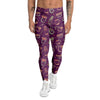 Canning Doodle Print Pattern Men's Leggings-grizzshop