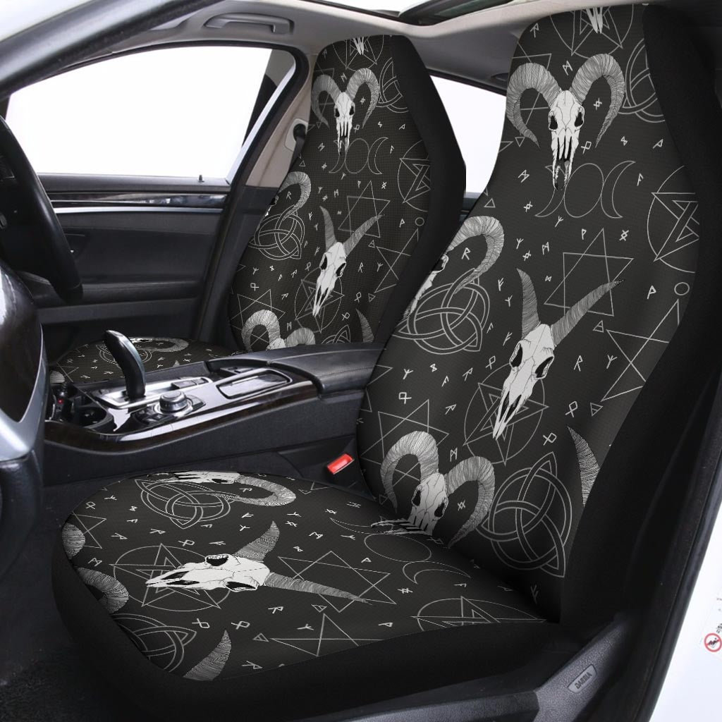 Capricorn Astrology Gothic Witch Car Seat Covers-grizzshop