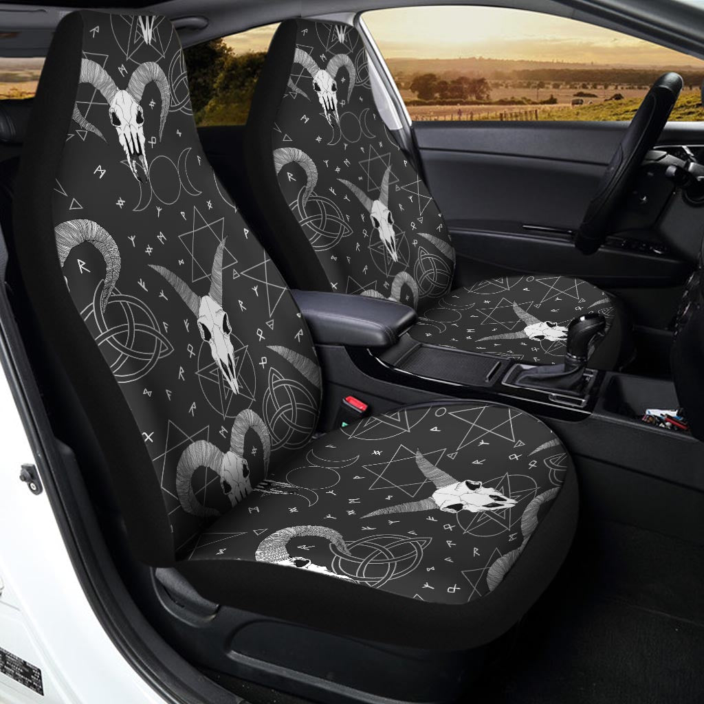 Capricorn Astrology Gothic Witch Car Seat Covers-grizzshop