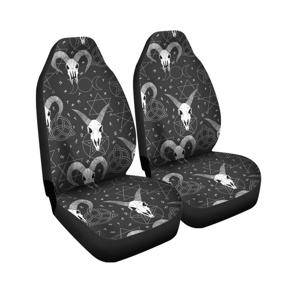 Capricorn Astrology Gothic Witch Car Seat Covers-grizzshop