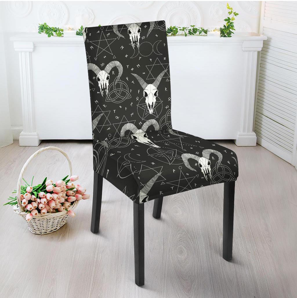 Capricorn Astrology Gothic Witch Chair Cover-grizzshop