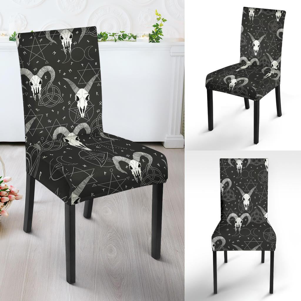 Capricorn Astrology Gothic Witch Chair Cover-grizzshop