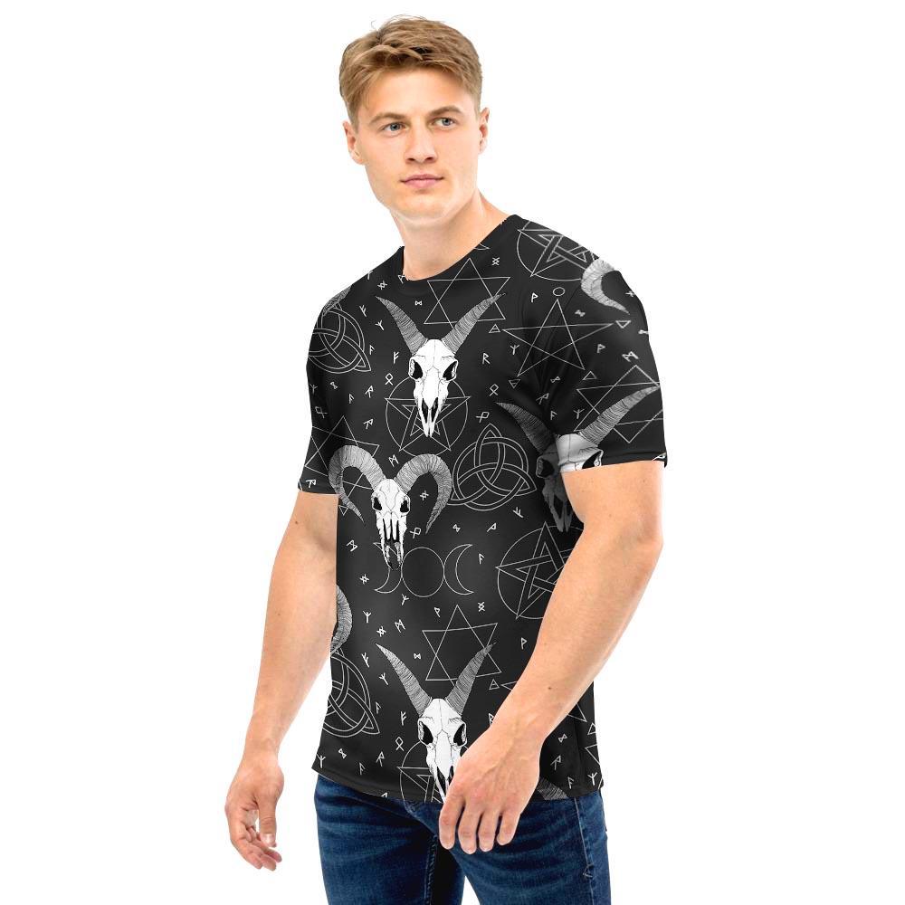 Capricorn Astrology Gothic Witch Men T Shirt-grizzshop