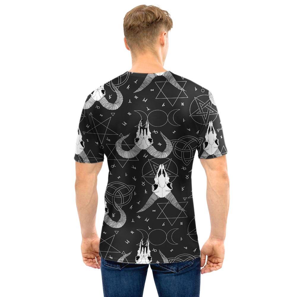 Capricorn Astrology Gothic Witch Men T Shirt-grizzshop