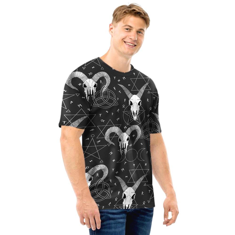 Capricorn Astrology Gothic Witch Men T Shirt-grizzshop