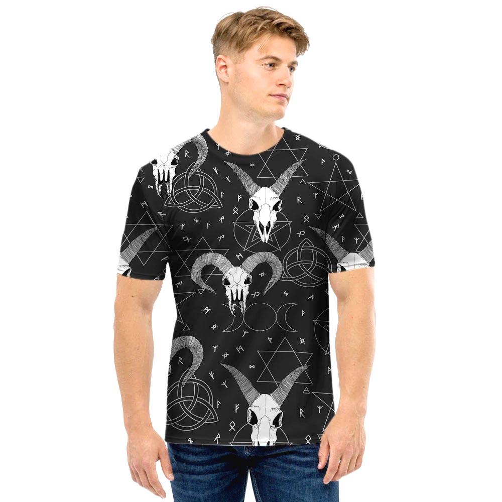 Capricorn Astrology Gothic Witch Men T Shirt-grizzshop