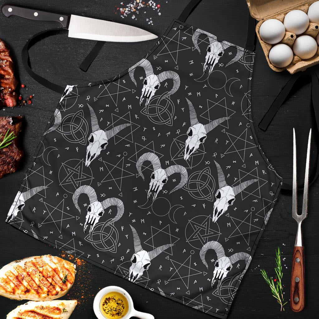 Capricorn Astrology Gothic Witch Men's Apron-grizzshop