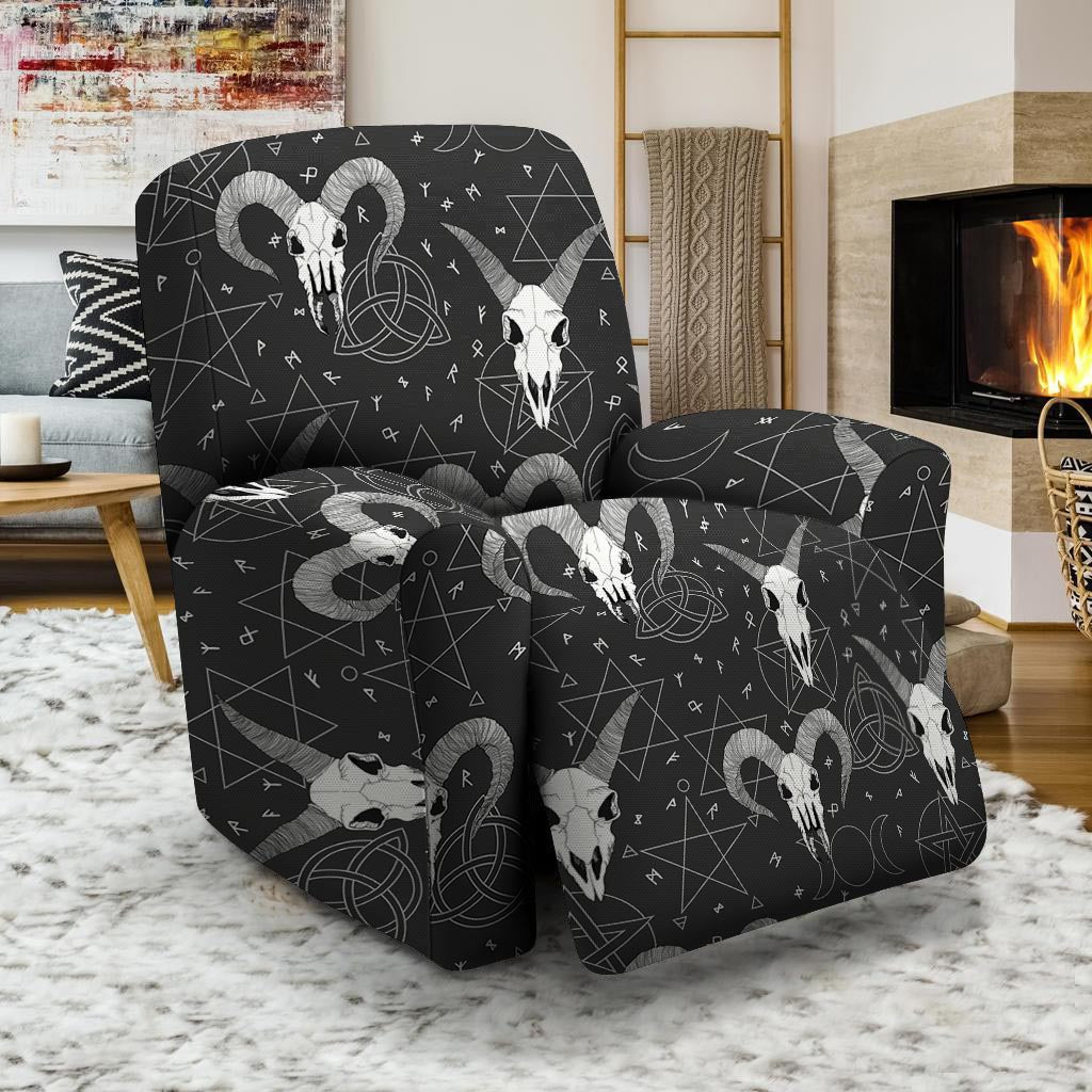 Capricorn Astrology Gothic Witch Recliner Cover-grizzshop