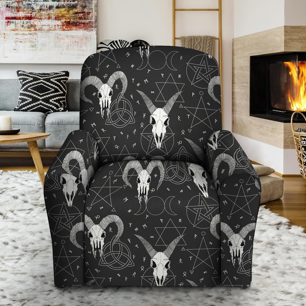 Capricorn Astrology Gothic Witch Recliner Cover-grizzshop