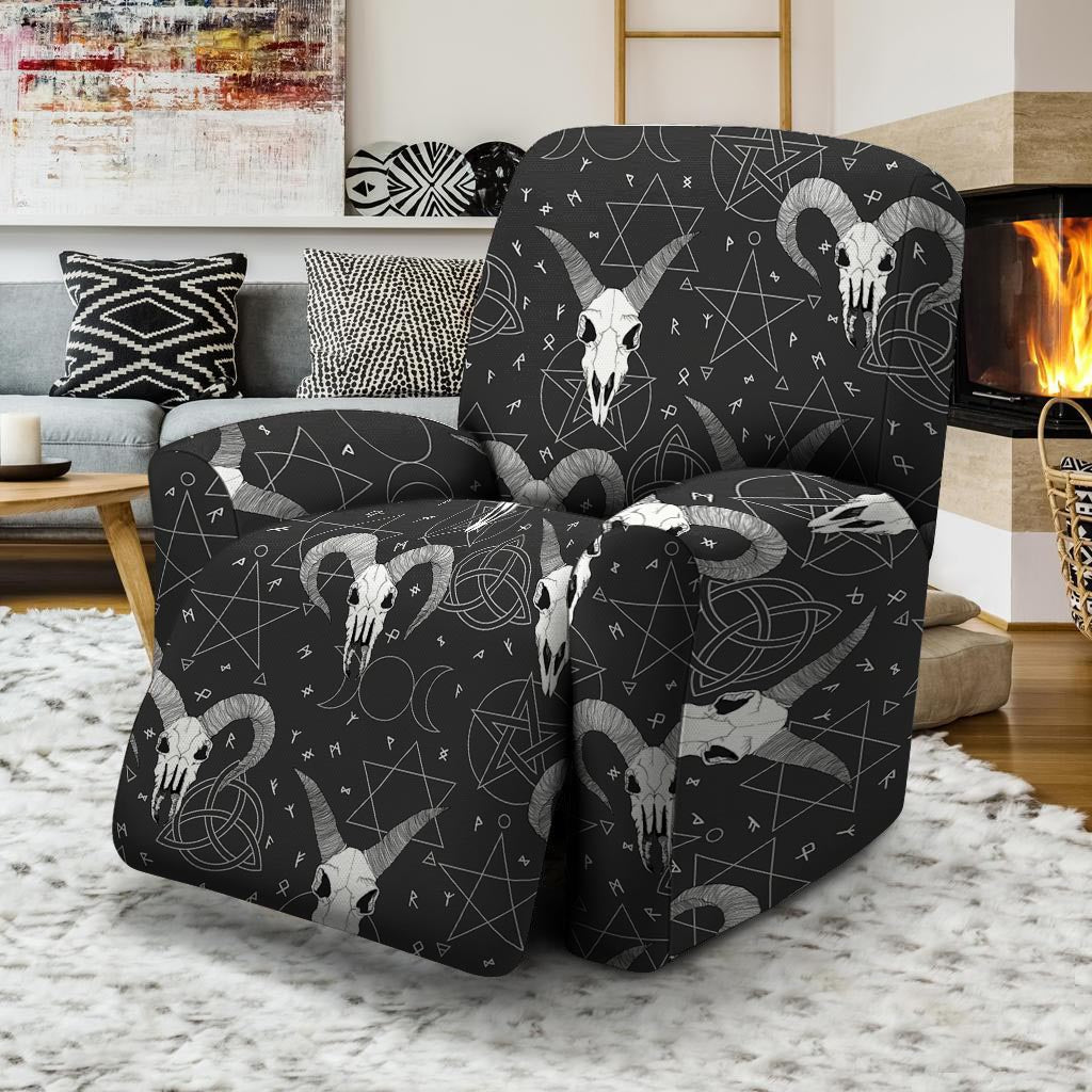 Capricorn Astrology Gothic Witch Recliner Cover-grizzshop