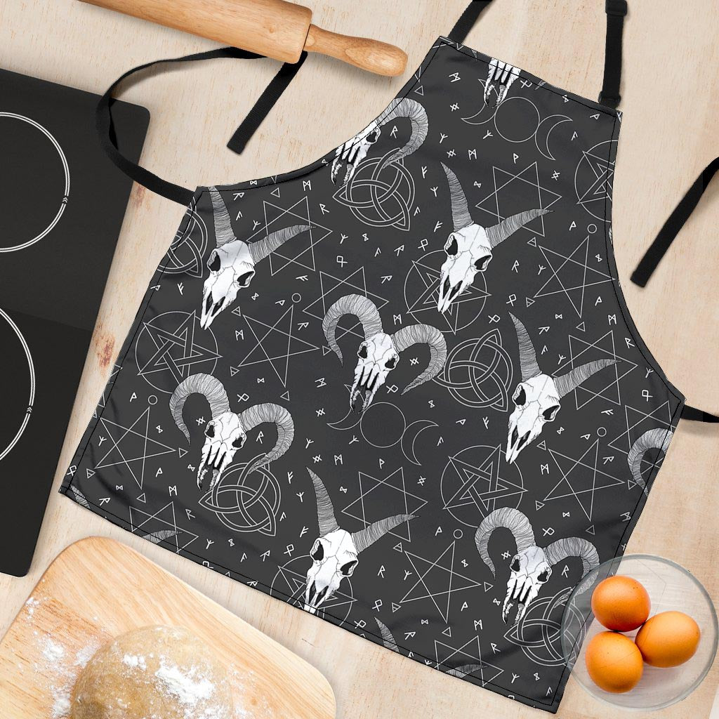 Capricorn Astrology Gothic Witch Women's Apron-grizzshop