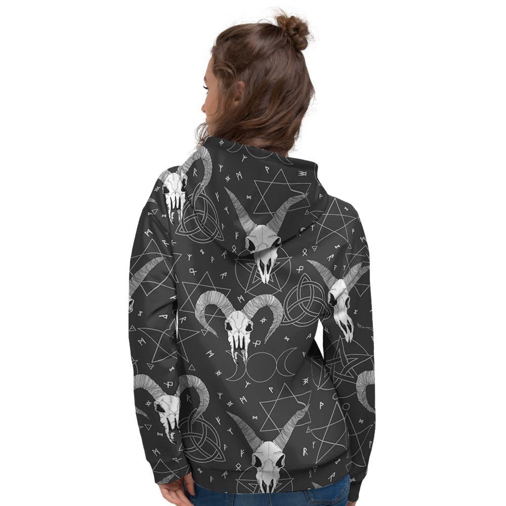 Capricorn Astrology Gothic Witch Women's Hoodie-grizzshop