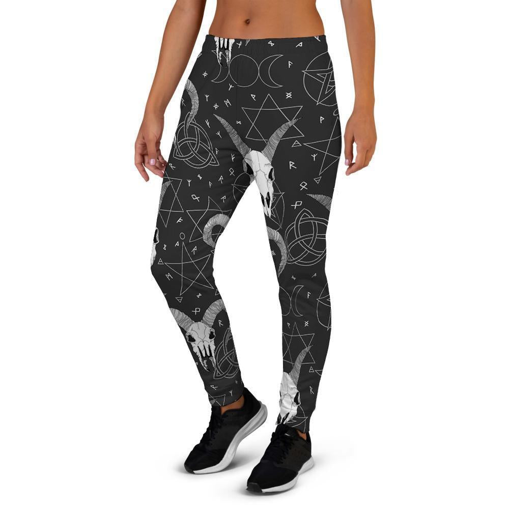 Capricorn Astrology Gothic Witch Women's Joggers-grizzshop