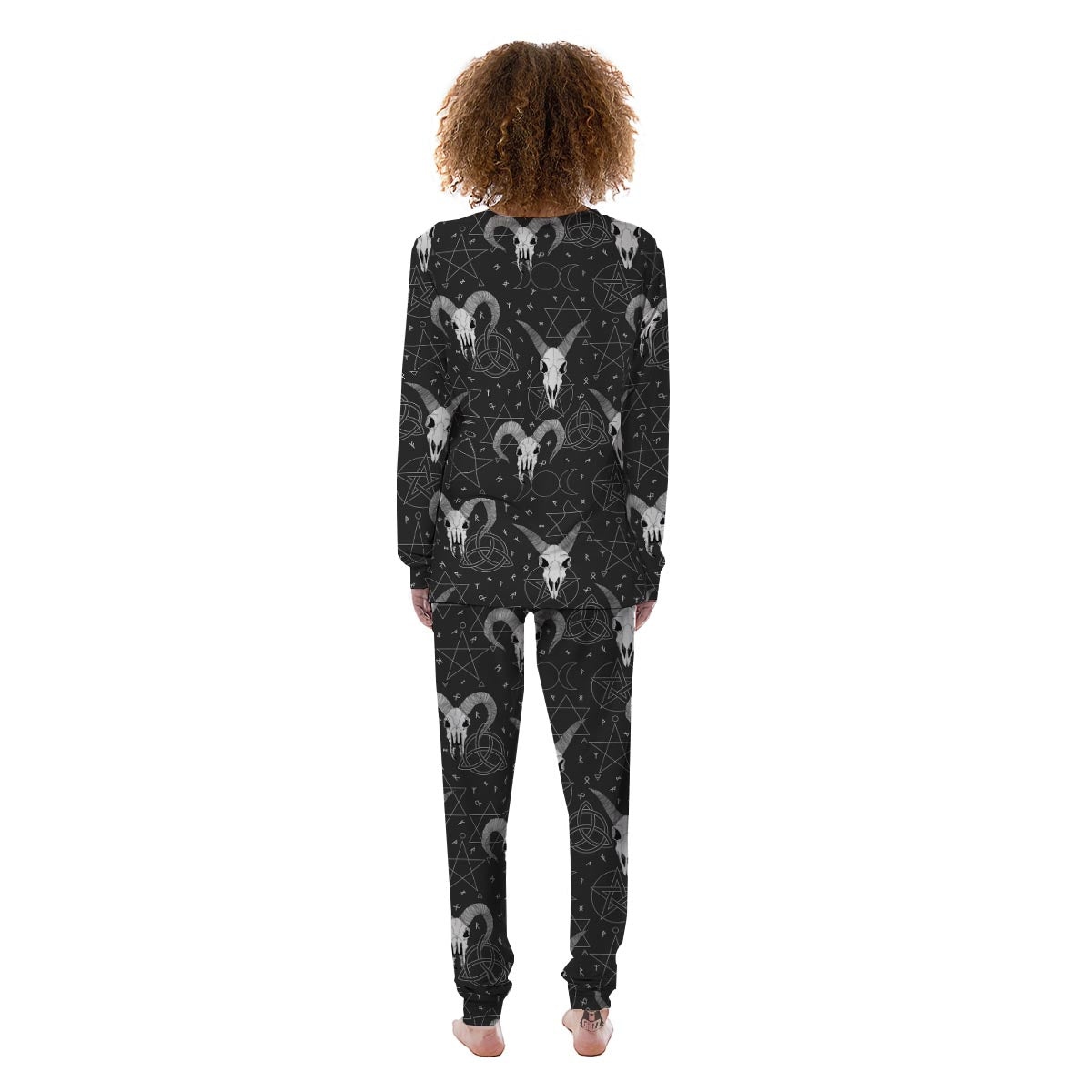 Capricorn Astrology Gothic Witch Women's Pajamas-grizzshop