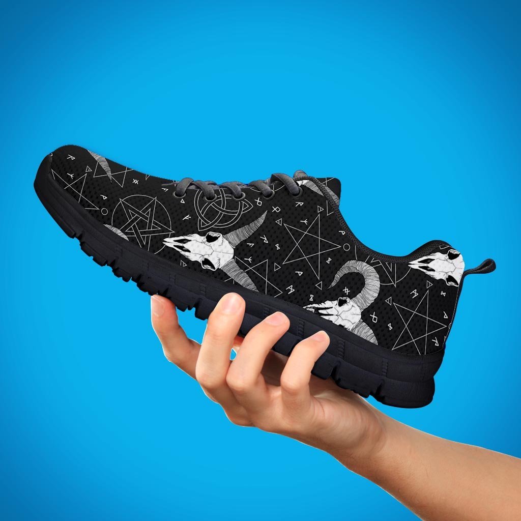 Capricorn Astrology Gothic Witch Women's Sneakers-grizzshop