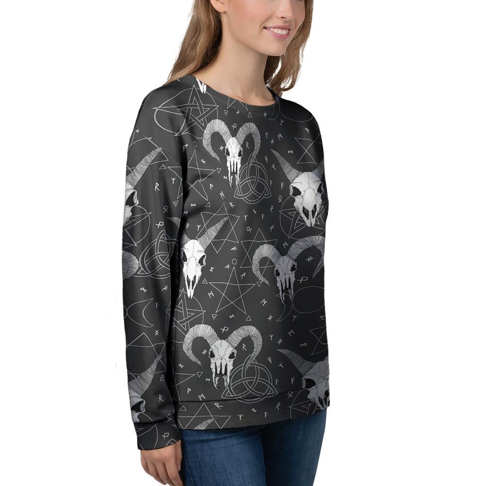 Capricorn Astrology Gothic Witch Women's Sweatshirt-grizzshop